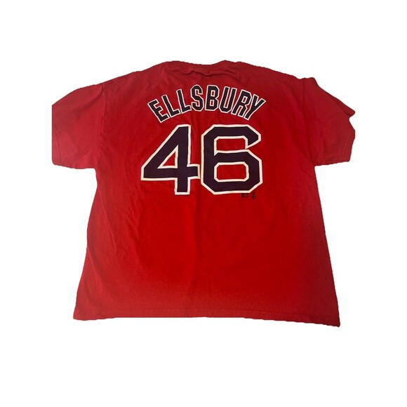 Jacoby Ellsbury Boston red Sox Tshirt Bundle Men’s Large Cotton Red Navy #46 - Picture 3 of 16